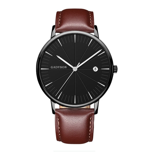 Men Luxury Brand Steel Quartz Watch  Minimalist Wrist Watches