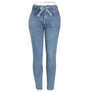 High Waist Femme Pencil Pants Skinny Jeans