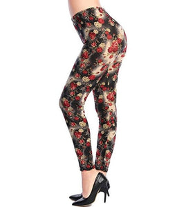 New Fashion Camouflage Printing Elasticity Leggings Fitness For Women Pant  Milk Legging