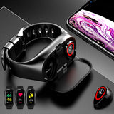 Smart Watch with Wireless Headphones