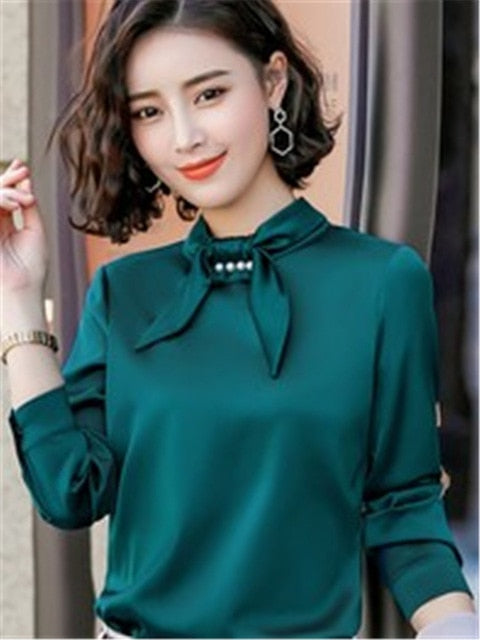 Women Suit Office Slim Fashion Long Sleeve Single Button Blazer And Trouser Set