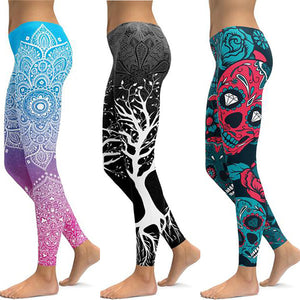 LI-FI Print Yoga Pants Women Unique Fitness Leggings Workout Sports Running  Sexy Push Up Gym Wear Elastic Slim Pants