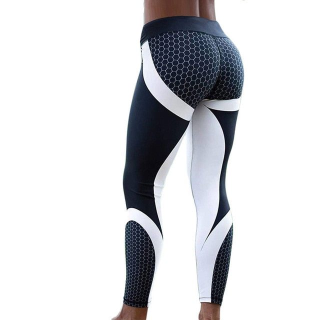 LI-FI Print Yoga Pants Women Unique Fitness Leggings Workout Sports Running  Sexy Push Up Gym Wear Elastic Slim Pants